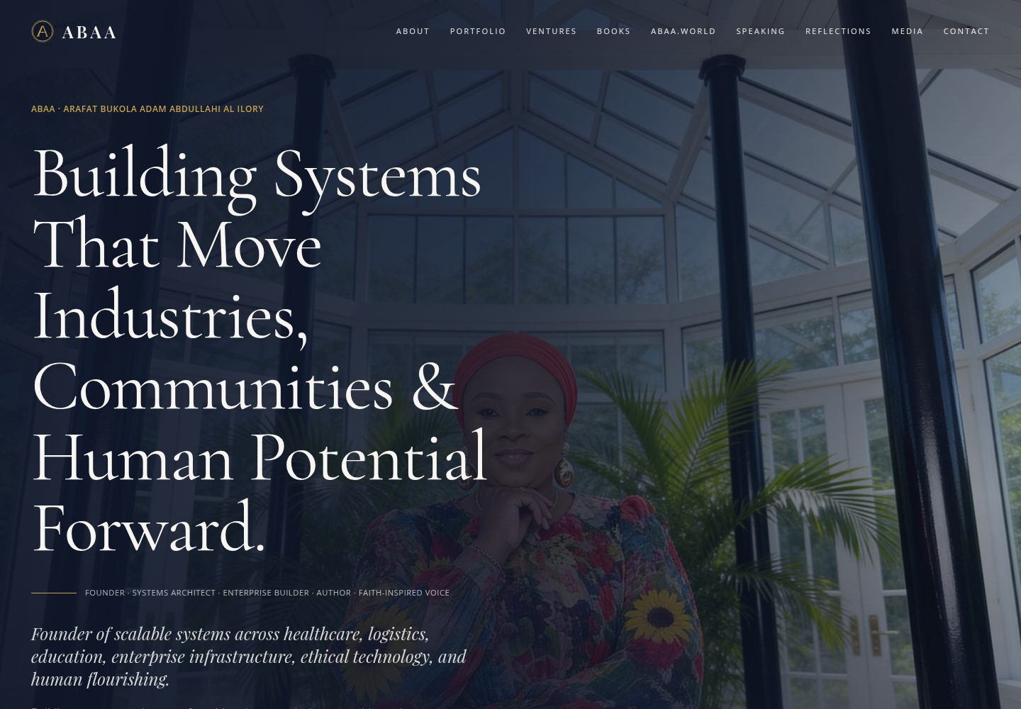 ABAA public website screenshot