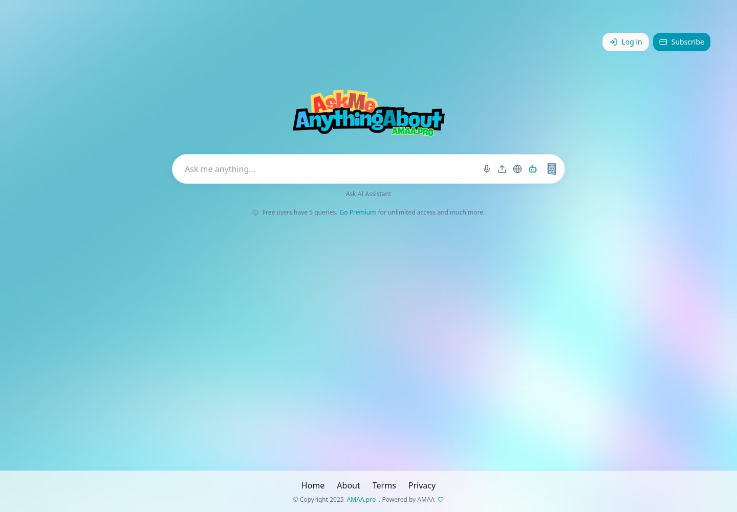 AMAA.pro public website screenshot