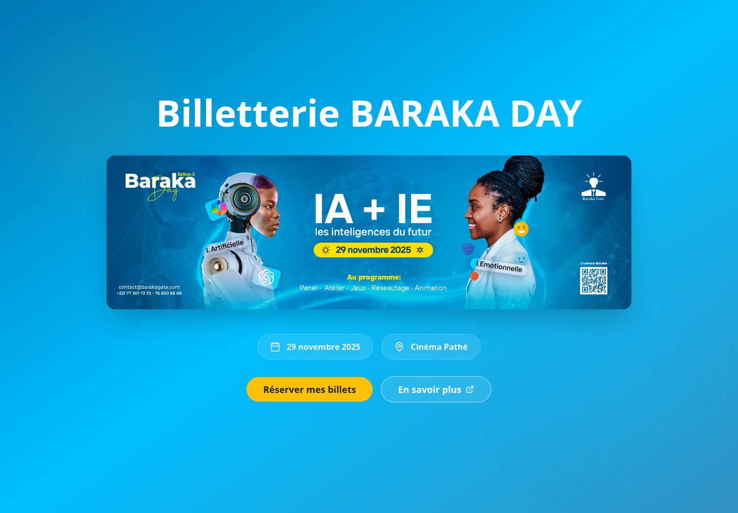 Baraka Day public website screenshot
