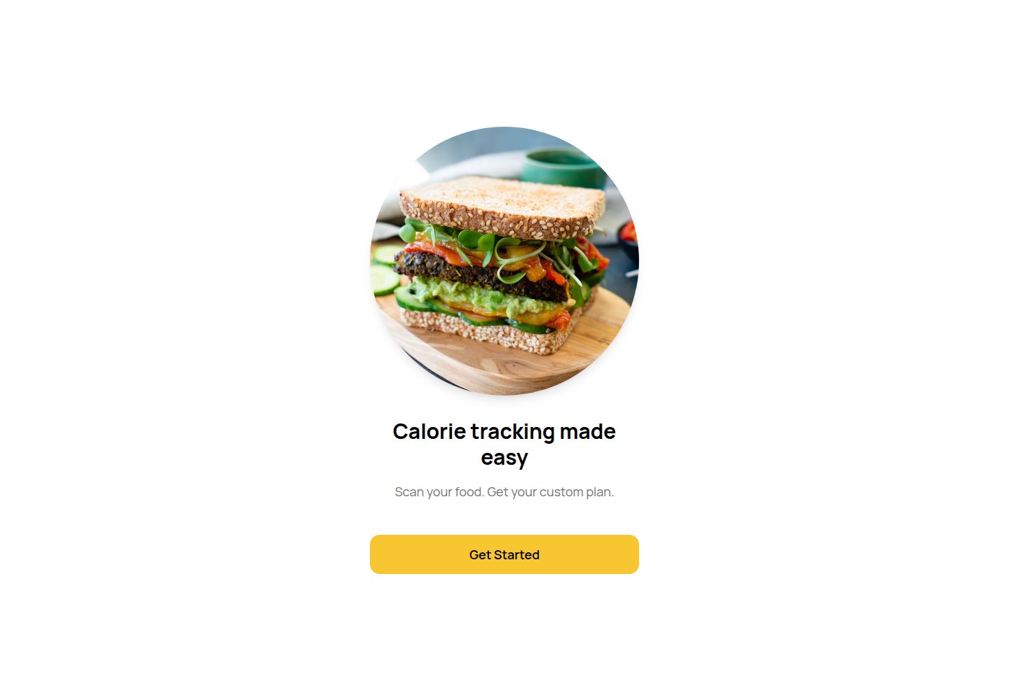 CalTracker public website screenshot