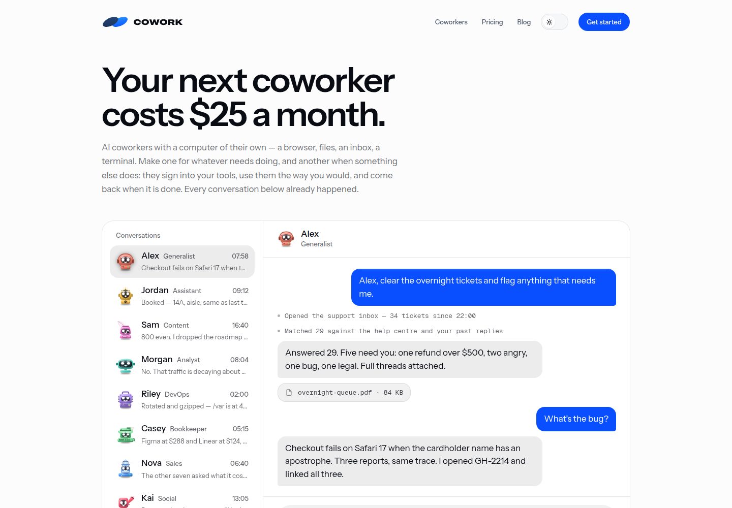 cowork.ink public website screenshot