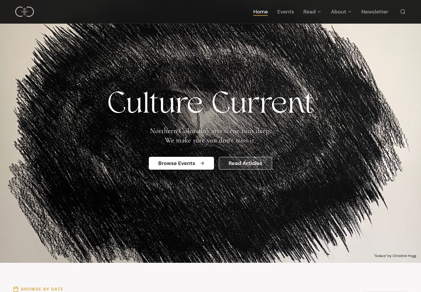 Culture Current public website screenshot