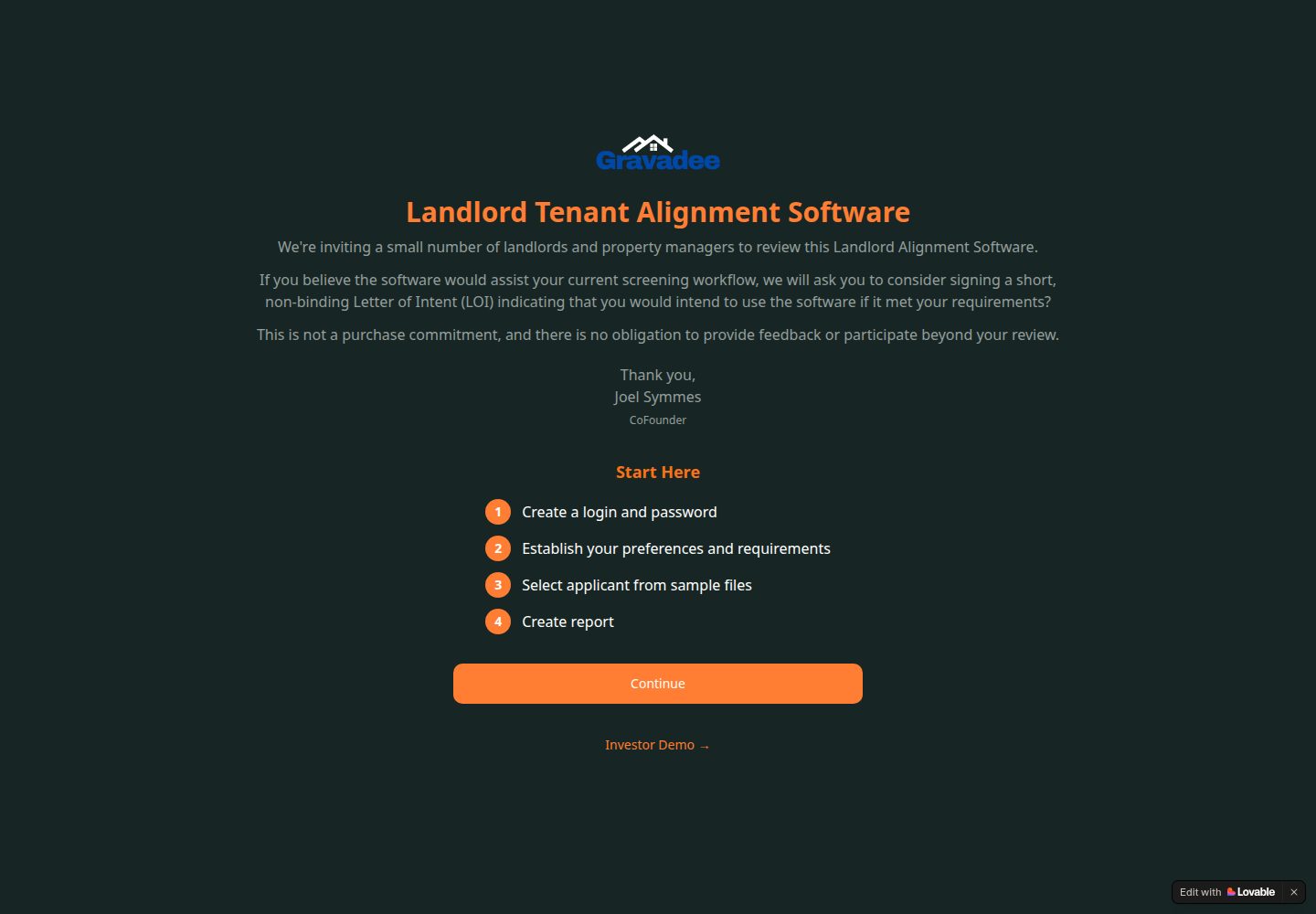 Gravadee public website screenshot