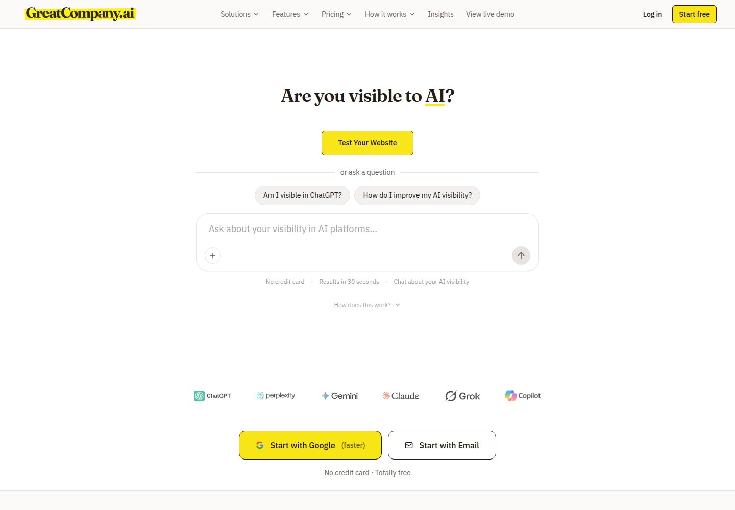 GreatCompany.ai public website screenshot