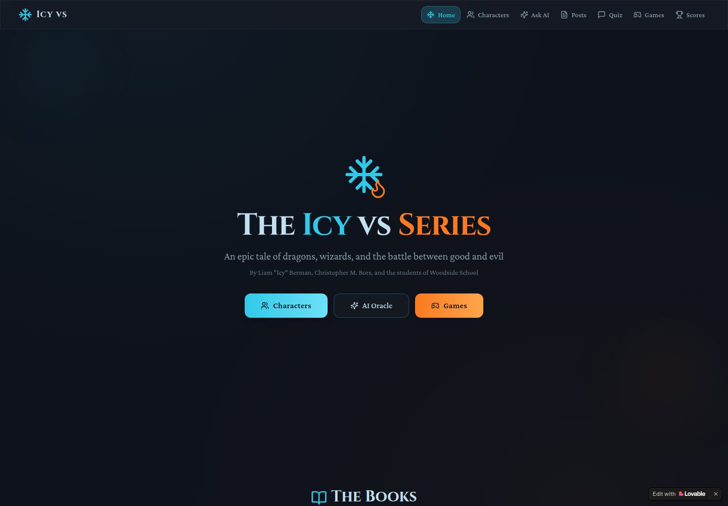 Icy vs public website screenshot