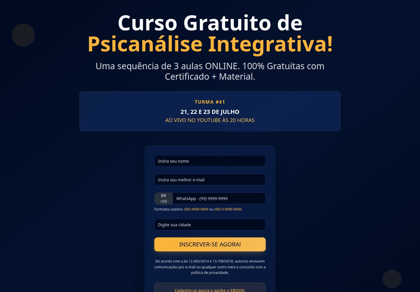 Instituto DespertaMente public website screenshot