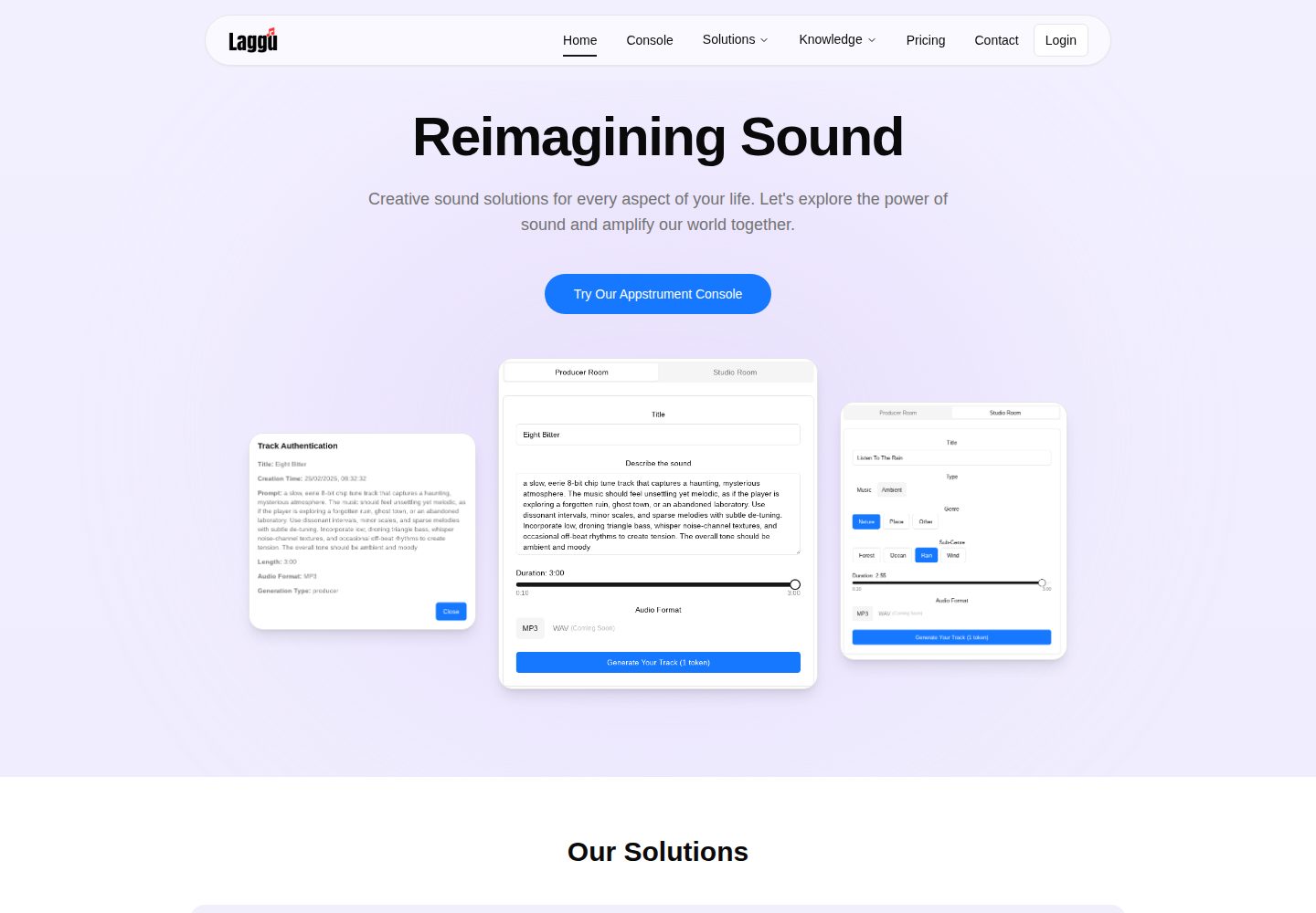Lagguku public website screenshot