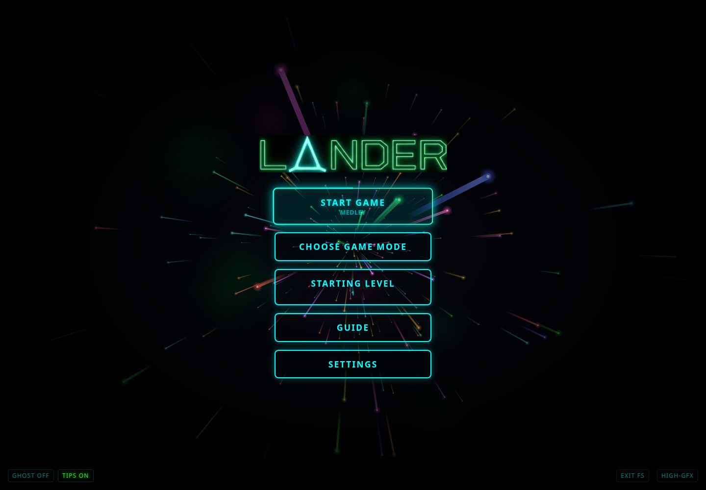 LANDER public website screenshot