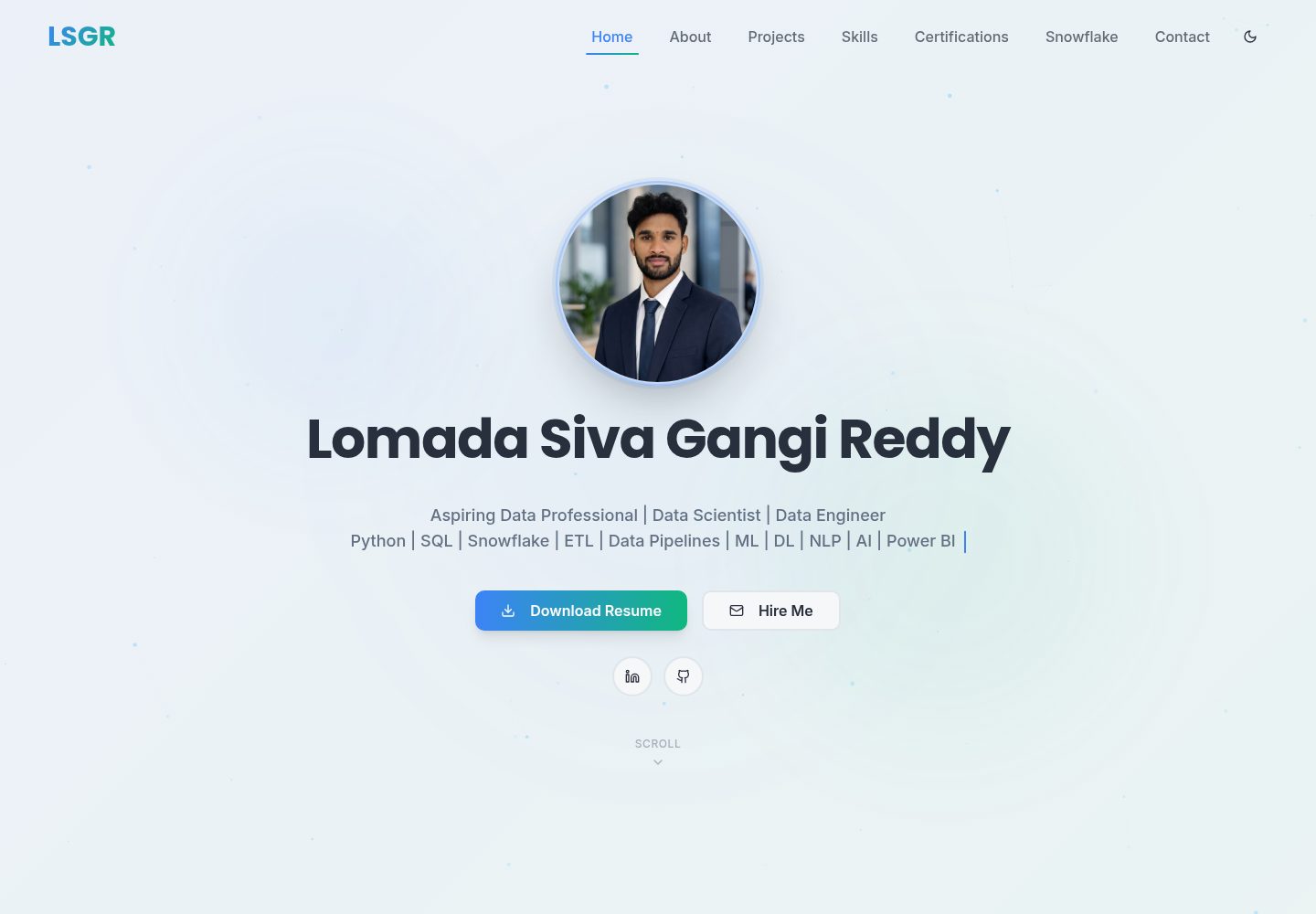 LSGR public website screenshot
