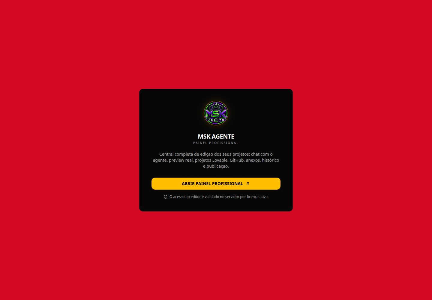MSK Agente public website screenshot