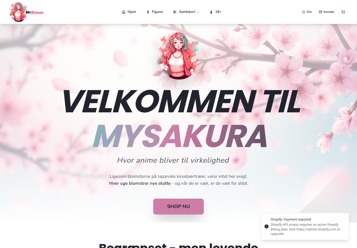 MySakura public website screenshot