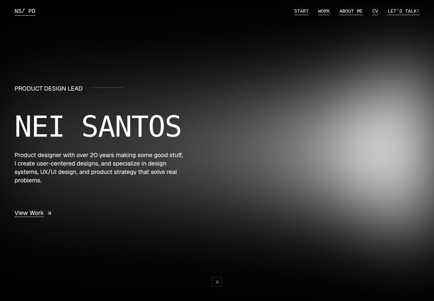 NS/ PD public website screenshot