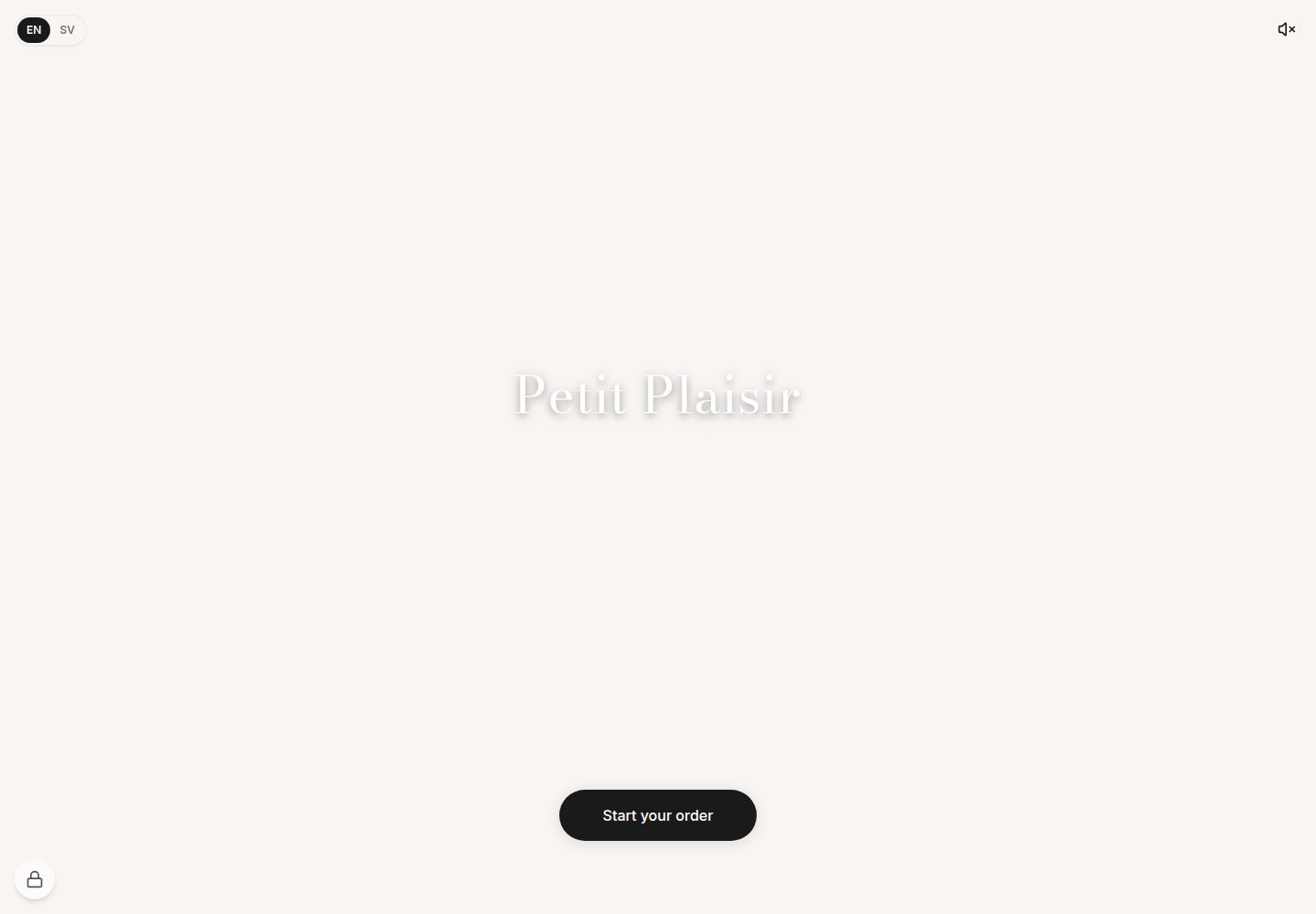 Petit Plaisir public website screenshot