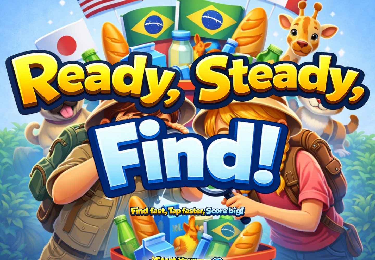Ready, Steady, Find! public website screenshot