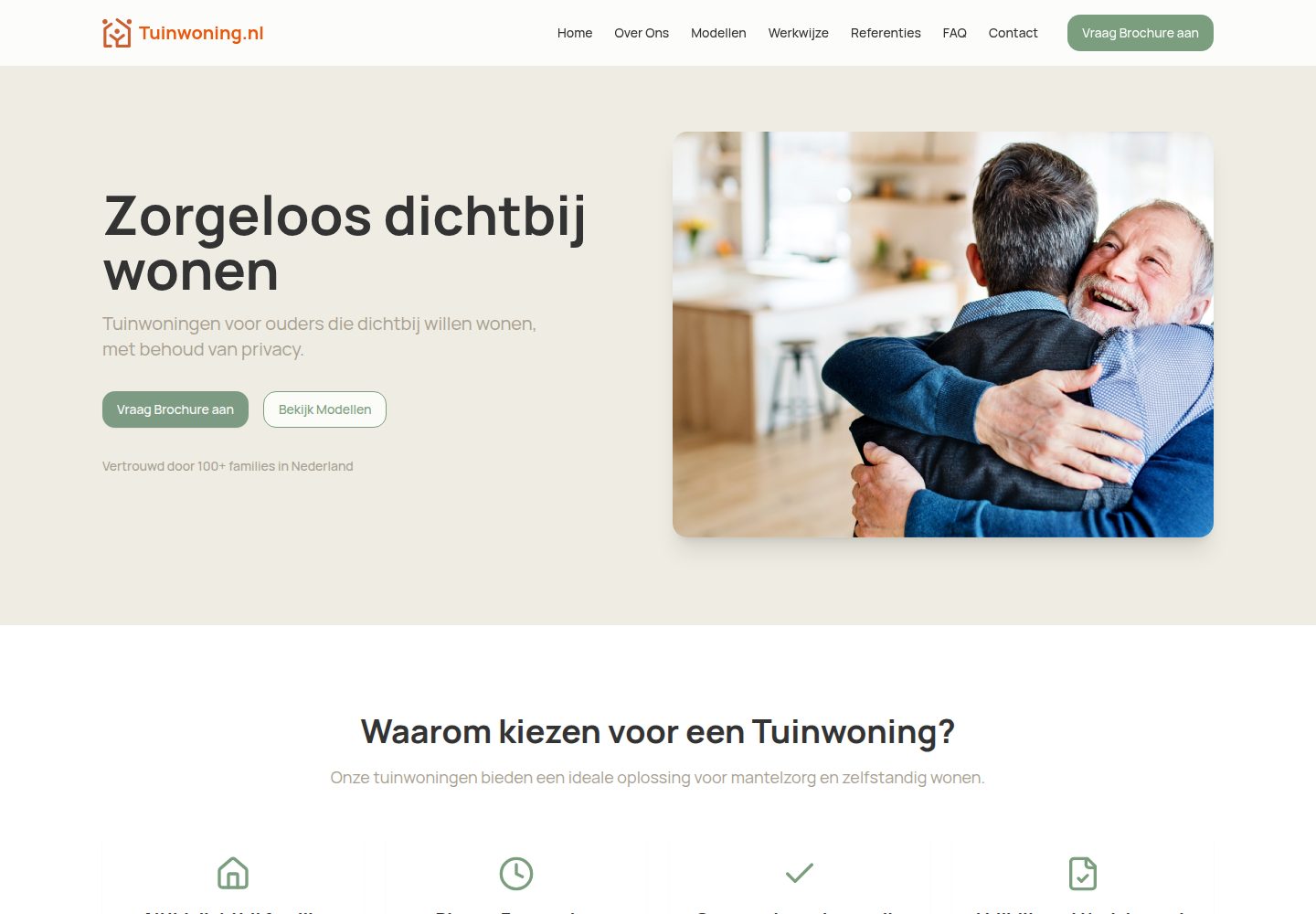 Tuinwoning.nl public website screenshot