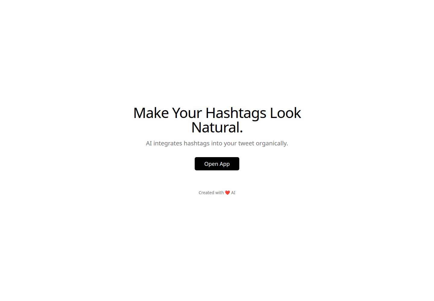 tweet-blend public website screenshot