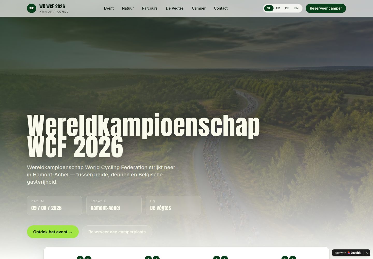 WK WCF 2026 public website screenshot